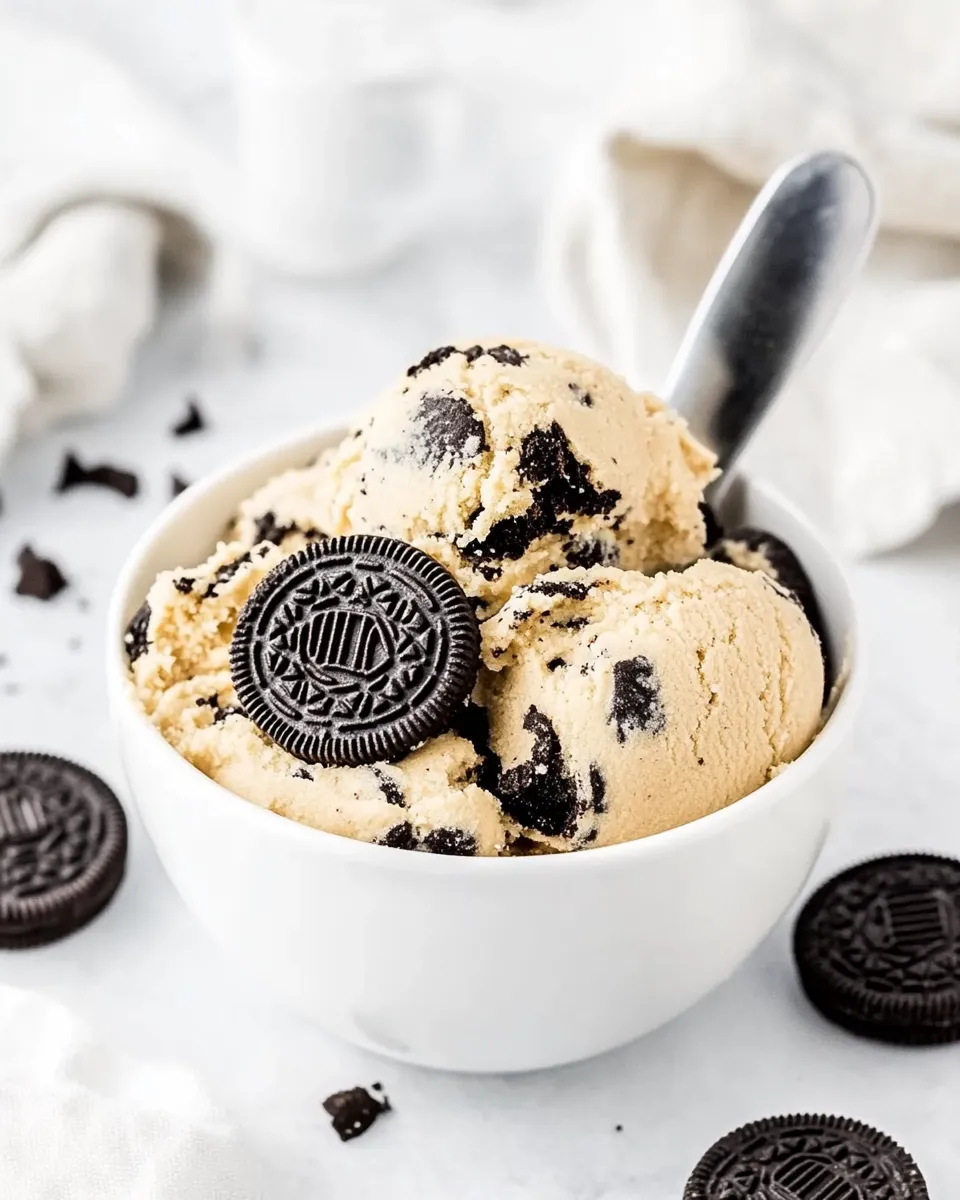 Classic Edible Oreo Cookie Dough image