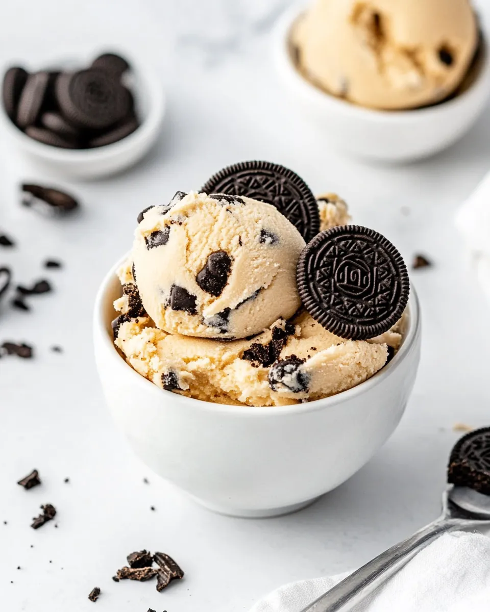Delicious Edible Oreo Cookie Dough shot