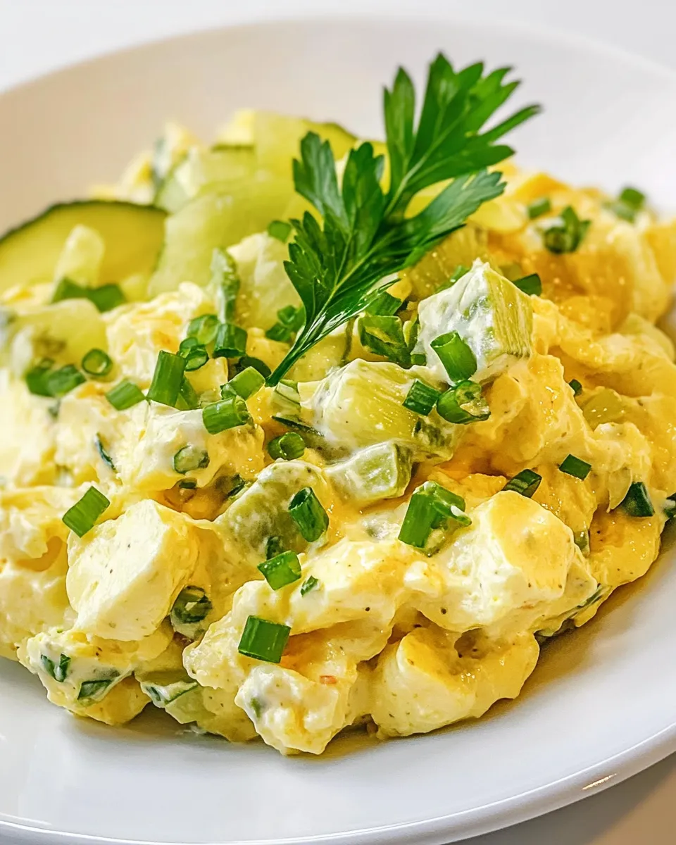 Classic Egg Salad With Pickles image