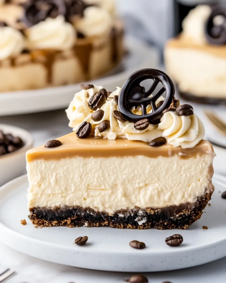Homemade Espresso Cheesecake recipe photo