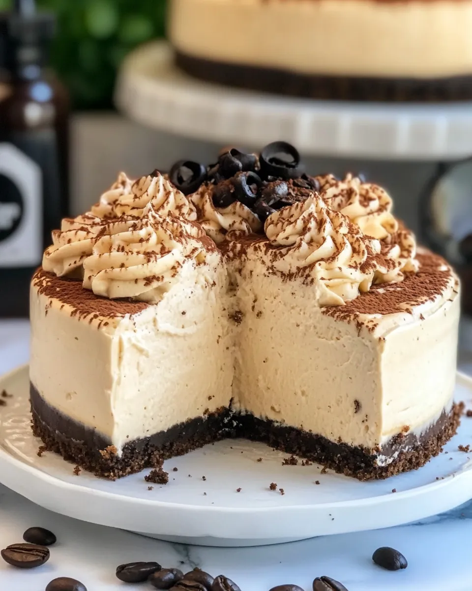 Easy Espresso Cheesecake image