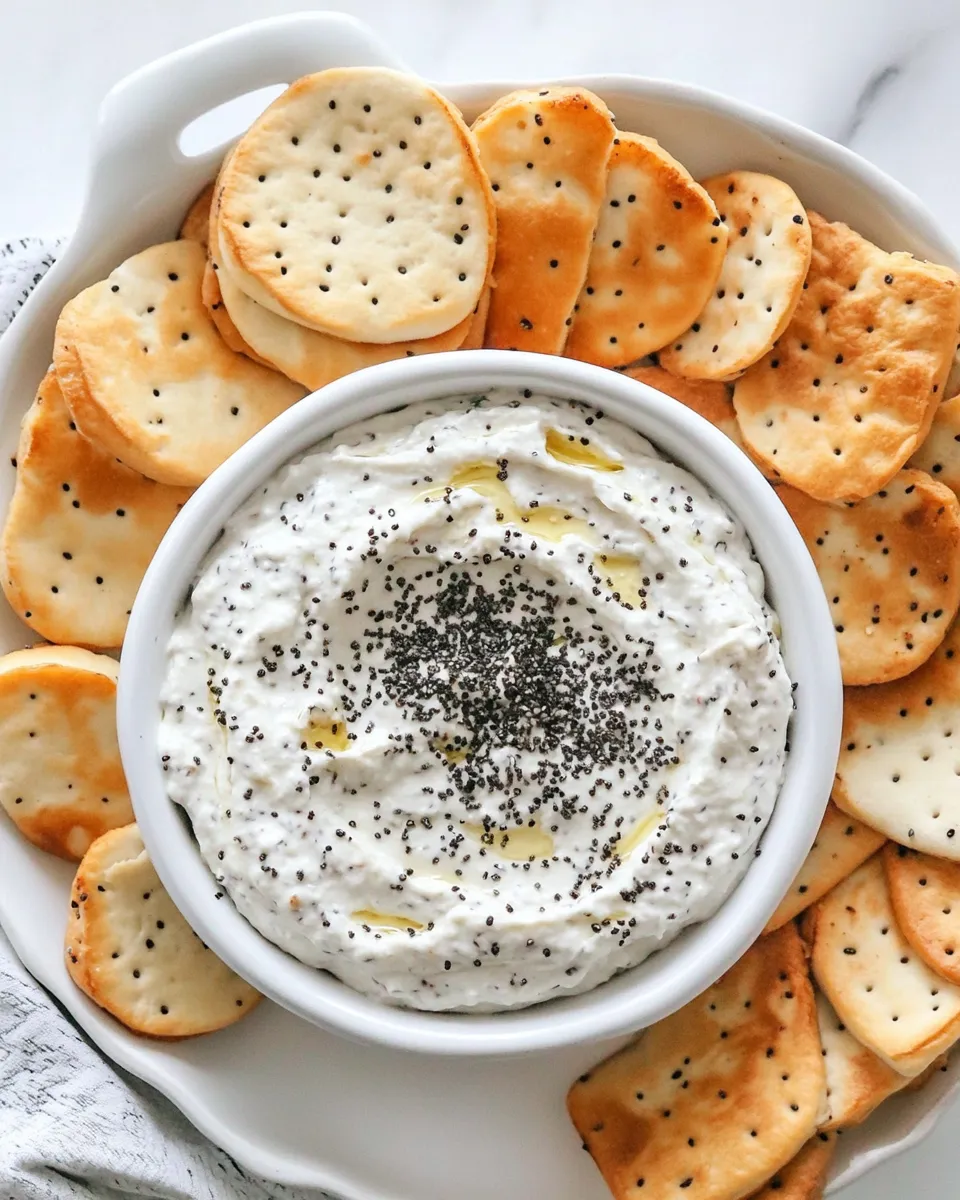 Easy Everything Bagel Dip recipe photo