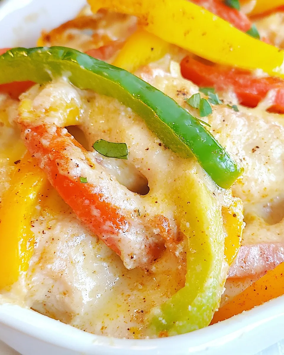 Delicious Fajita Chicken Bake image