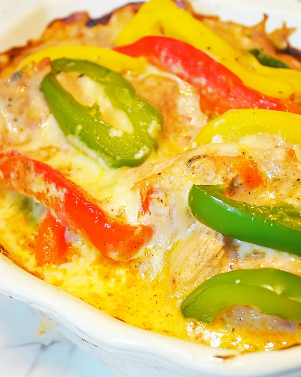 Homemade Fajita Chicken Bake recipe photo