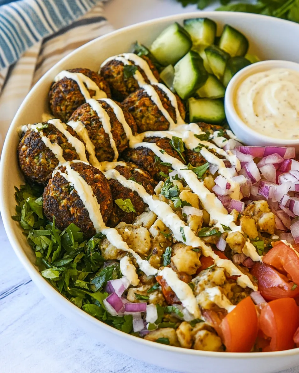 Easy Falafel Bowl recipe photo
