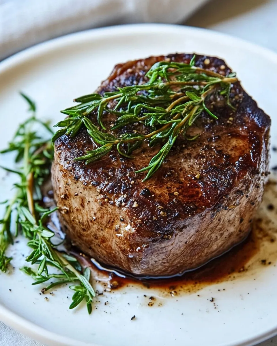 Homemade Filet Mignon Steak Recipe photo