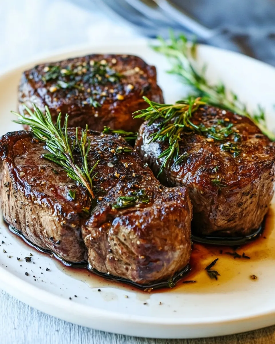 Easy Filet Mignon Steak Recipe shot