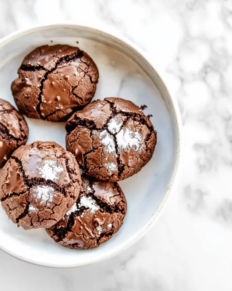 Easy Flourless Gluten-Free Chocolate Cookies recipe photo