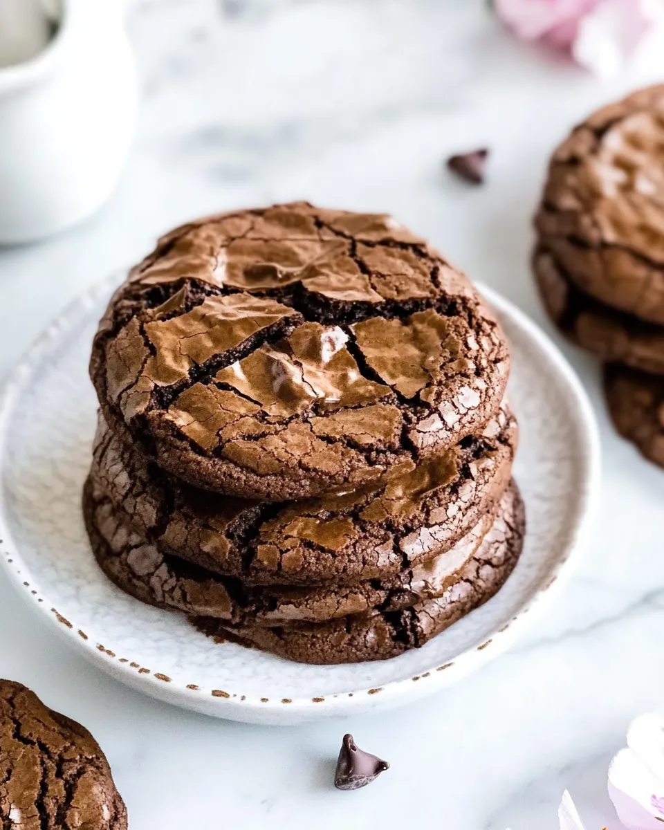 Perfect Flourless Gluten-Free Chocolate Cookies shot