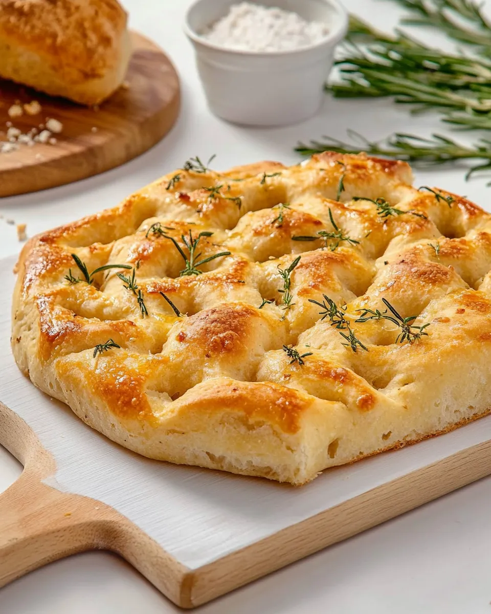 Easy Focaccia Recipe shot