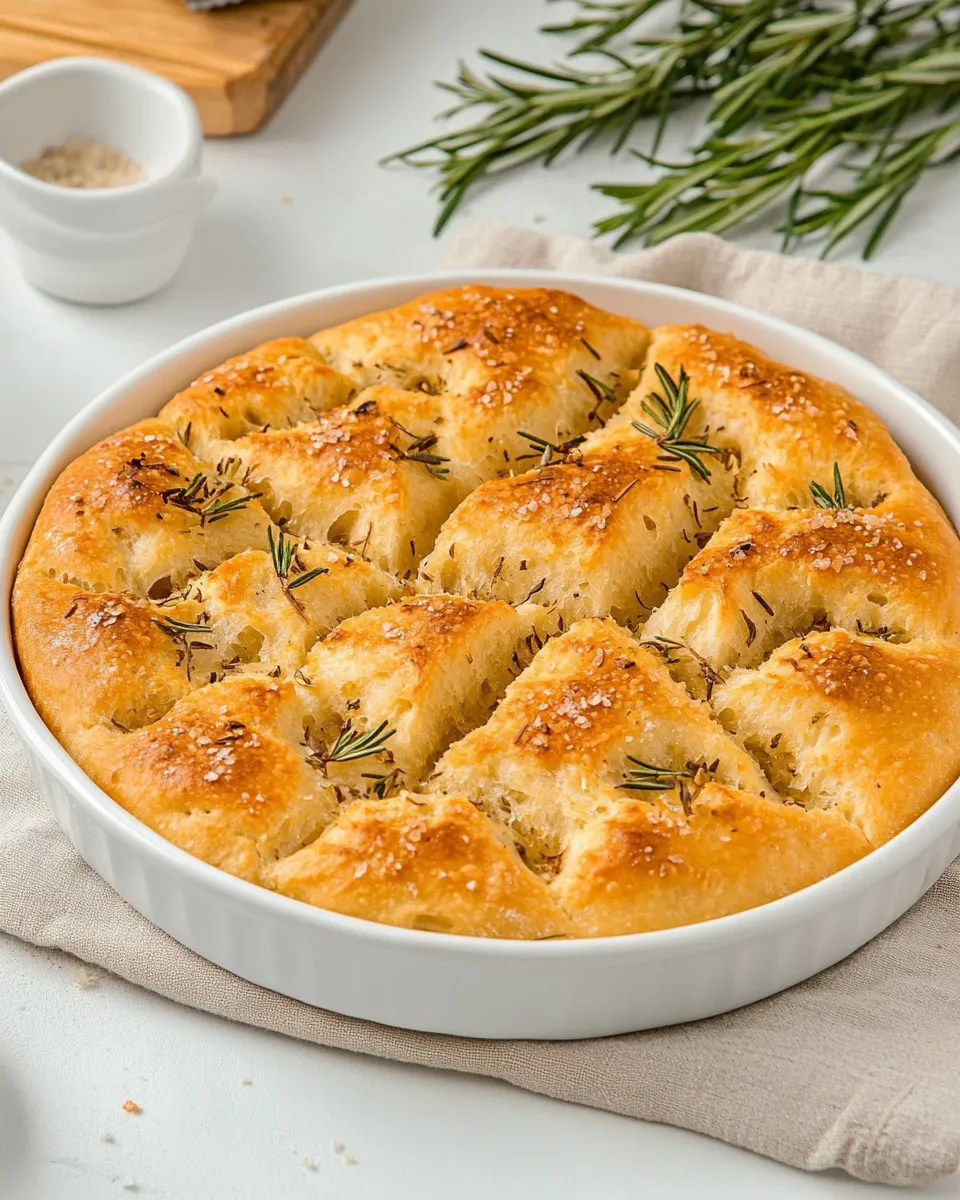 Delicious Focaccia Recipe dish photo