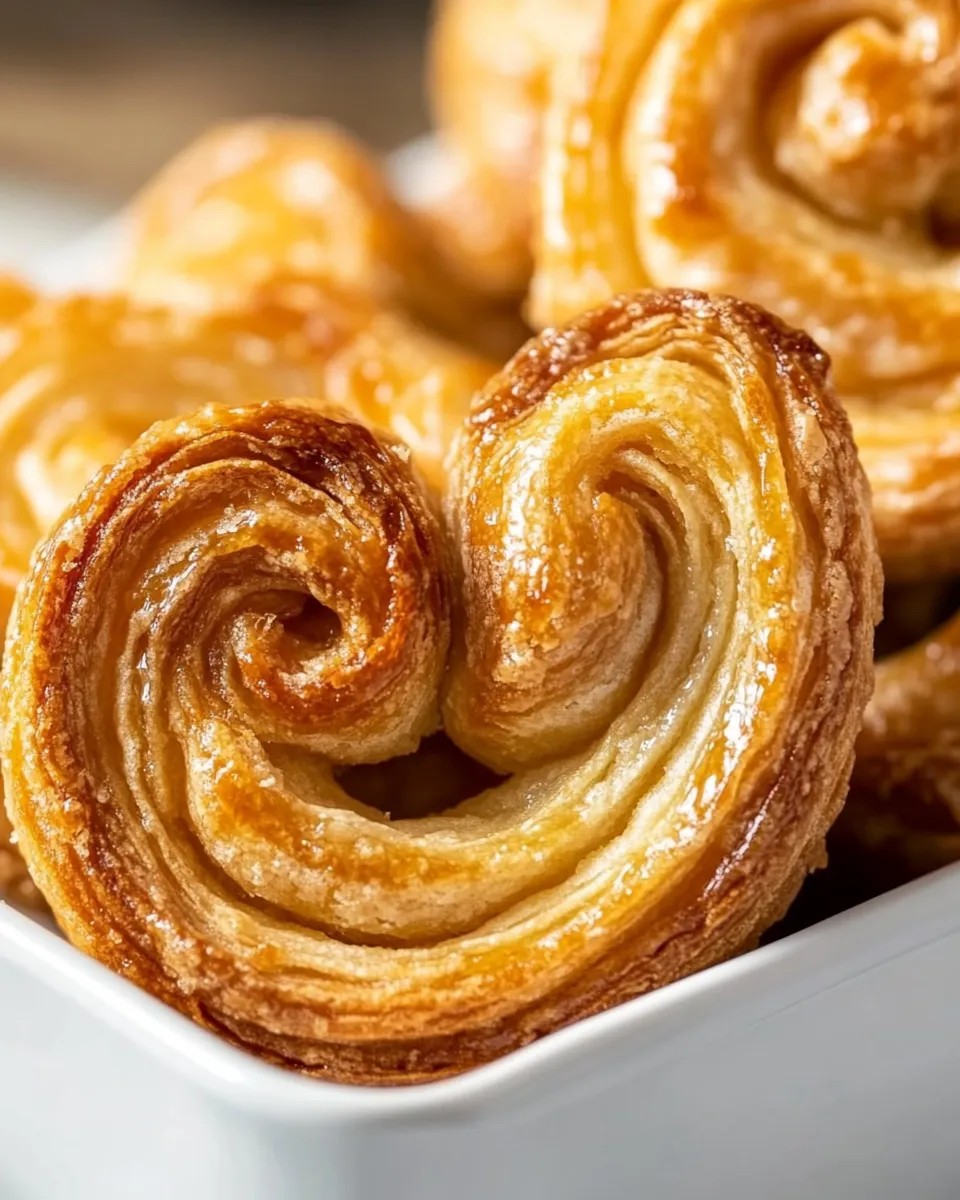 Homemade French Palmier Cookies photo