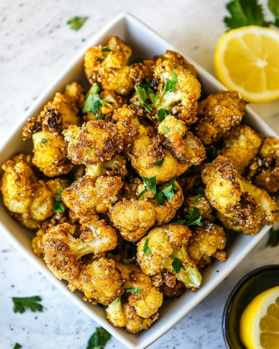 Delicious Fried Cauliflower with Lemon recipe photo