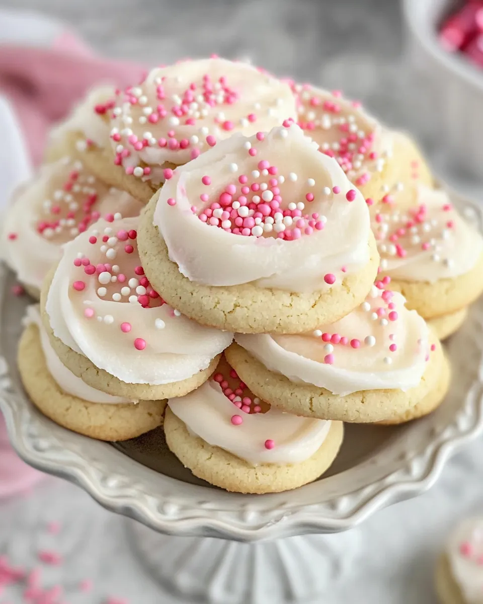 Delicious Frosted Lofthouse Cookies shot