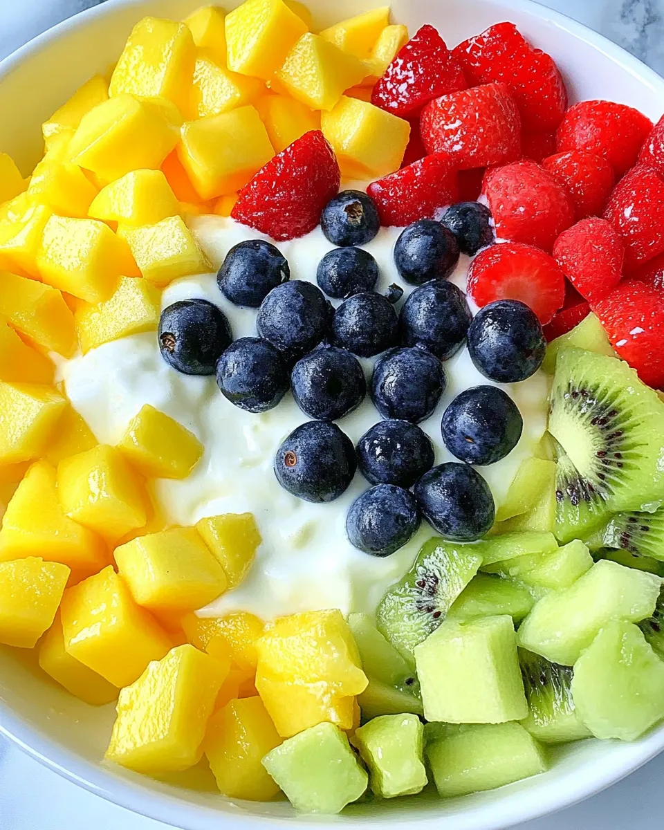 Delicious Fruit Salad with Yogurt recipe image