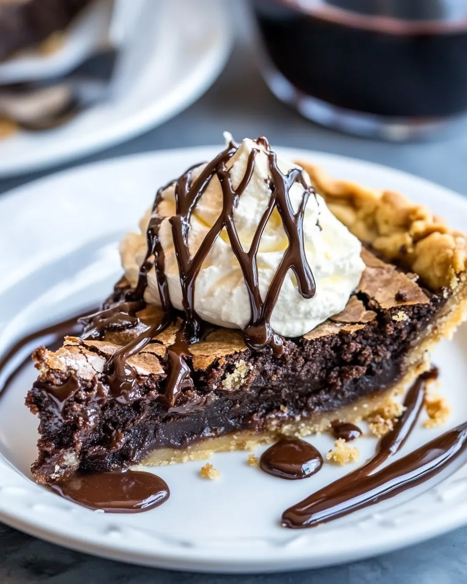 Classic Fudge Brownie Pie image