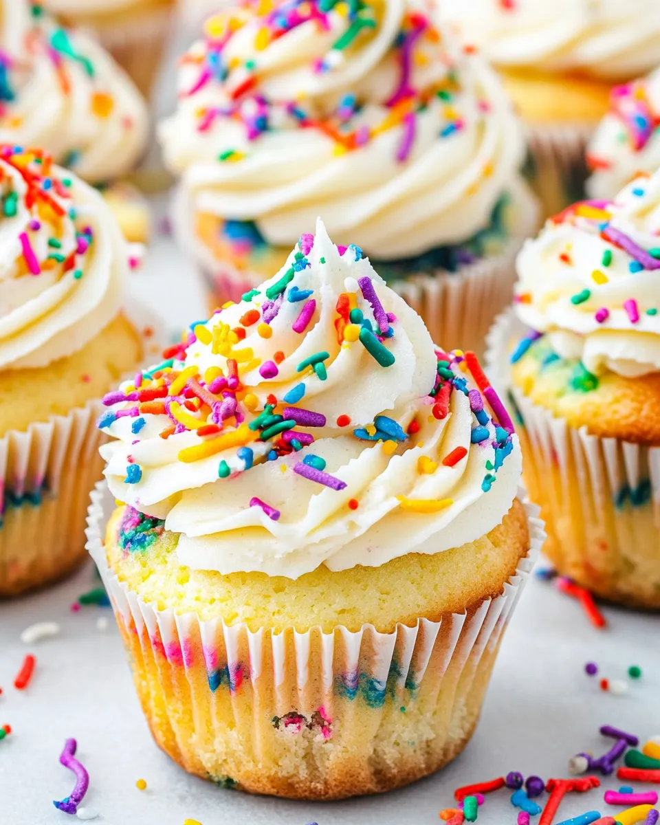 Delicious Funfetti Cupcakes Recipe image
