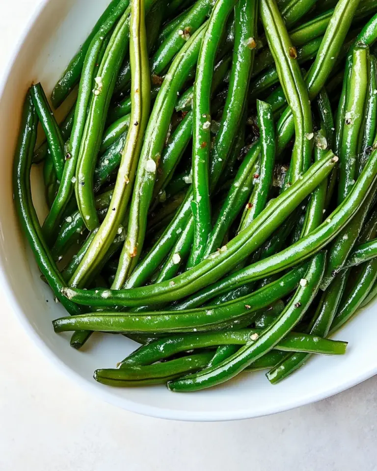 Homemade Garlic Butter String Beans photo