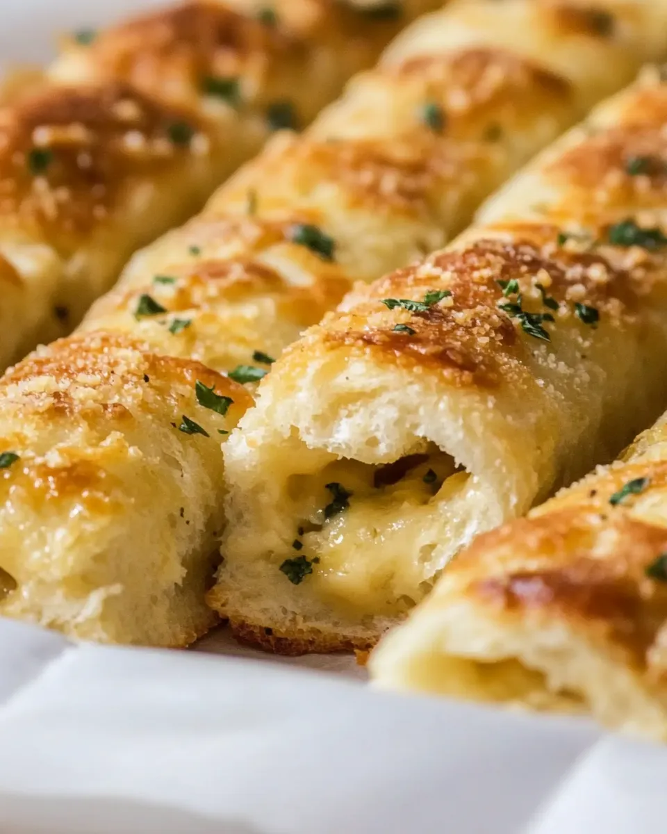 Easy Garlic Cheese Breadsticks recipe photo