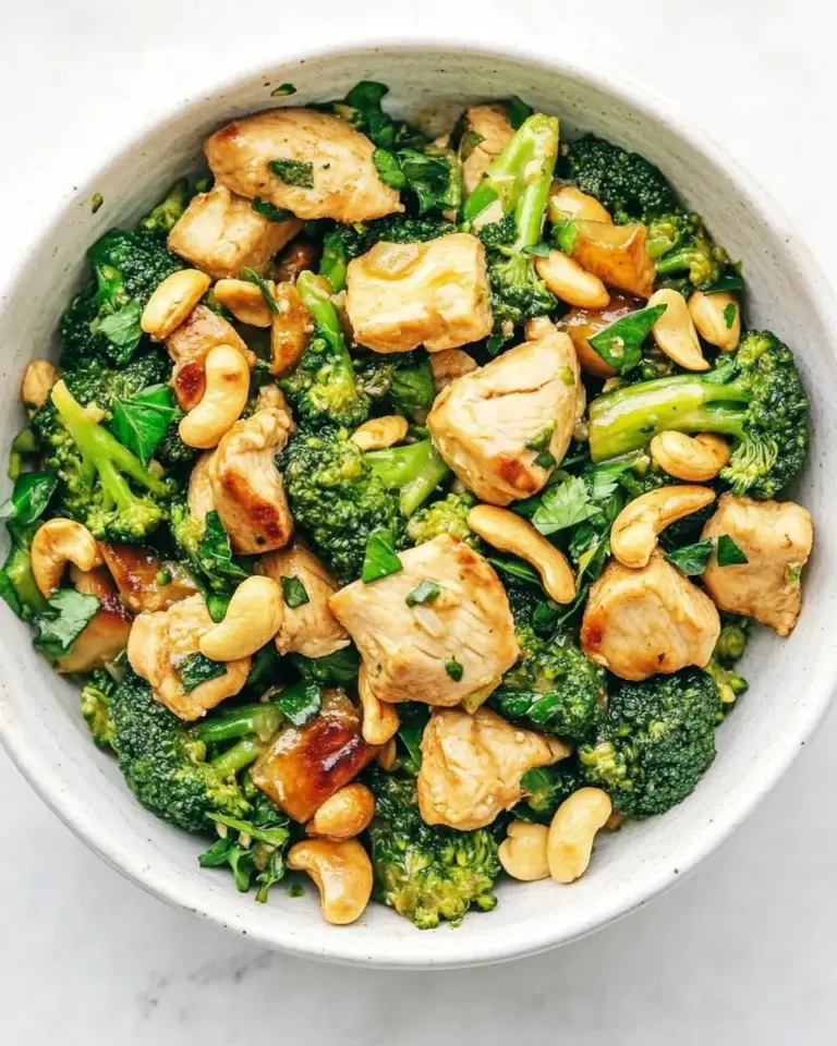 Easy Garlic Chicken and Broccoli Cashew Stir Fry photo