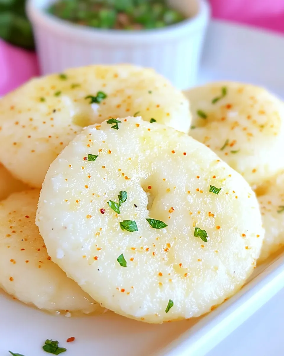 Classic Garlic Cream Cheese Disks image