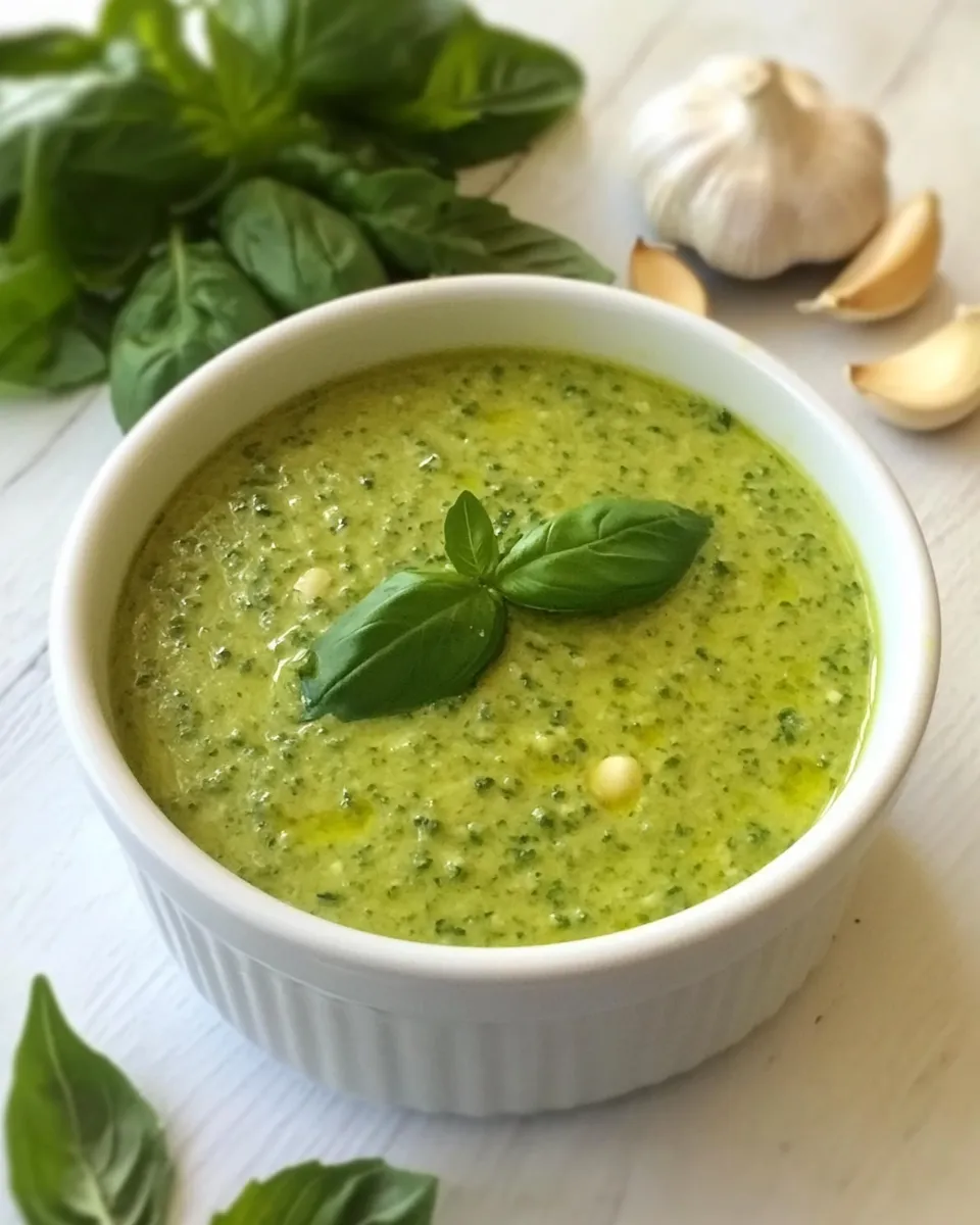 Classic Garlic Pesto dish photo