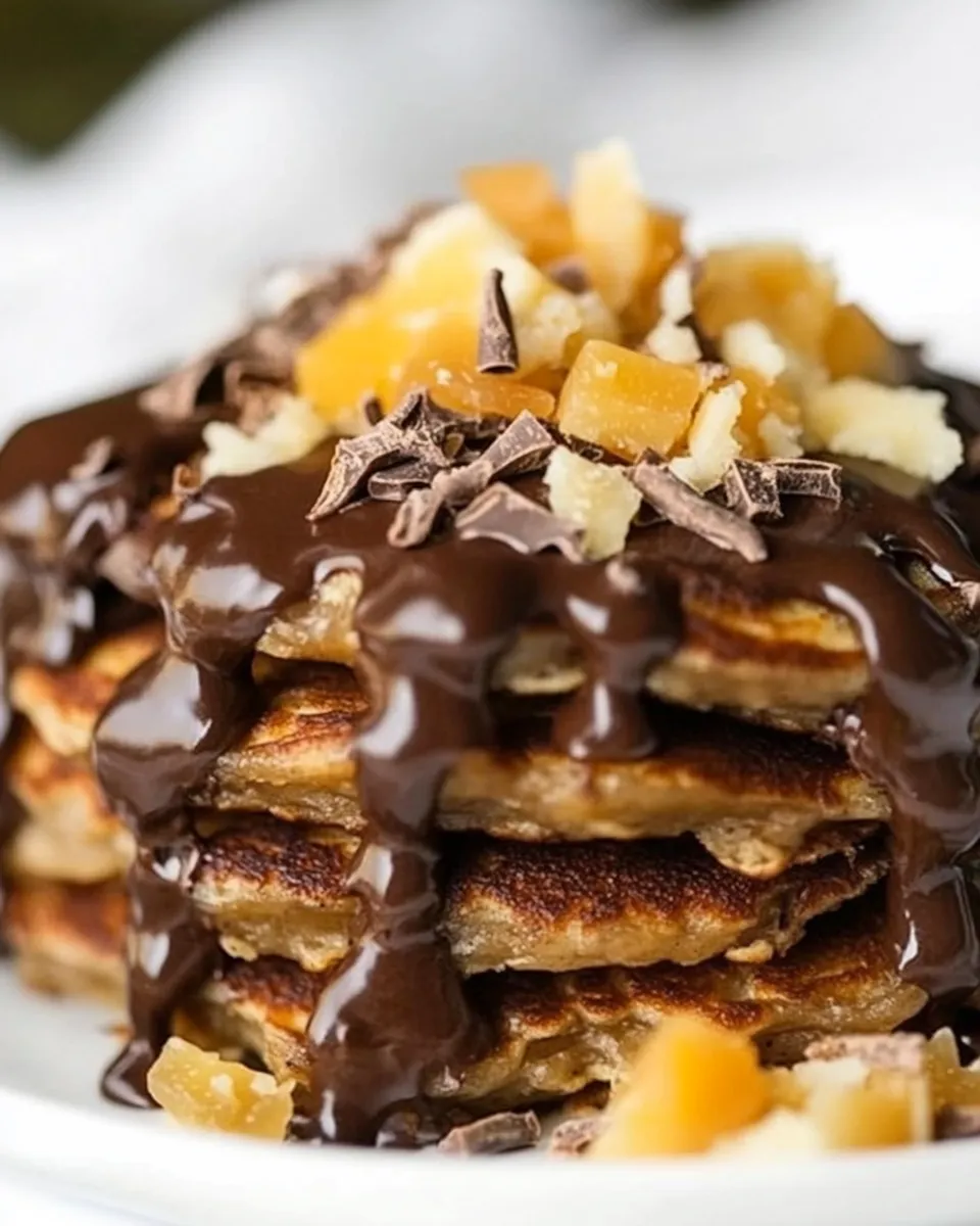 Easy German Chocolate Pancakes recipe photo