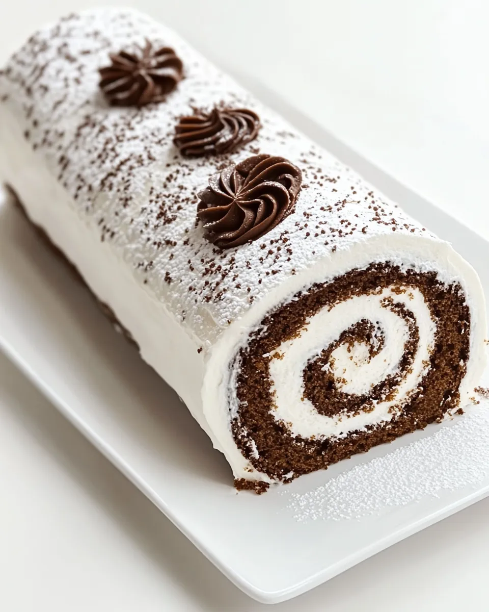 Easy Giant Swiss Cake Roll recipe photo
