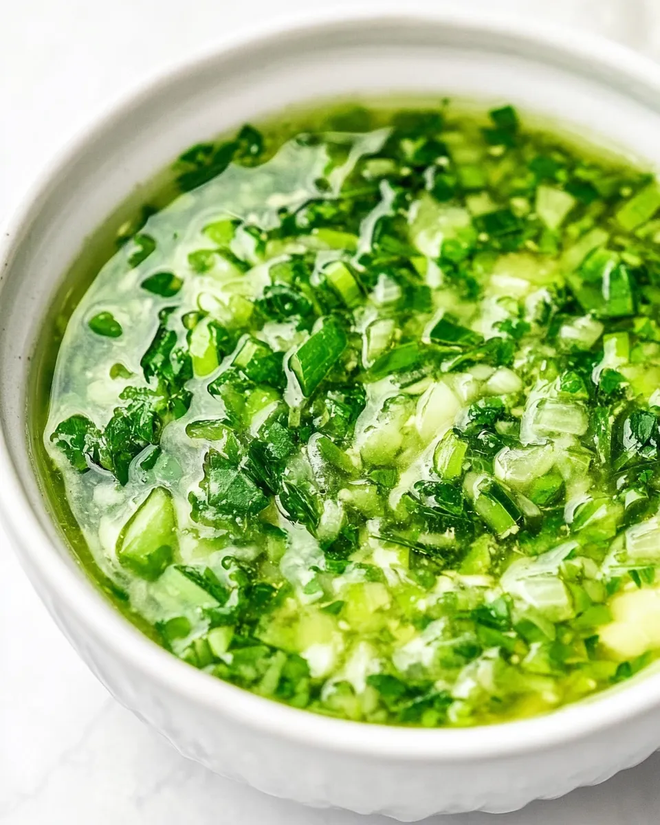 Homemade Ginger-Scallion Sauce photo