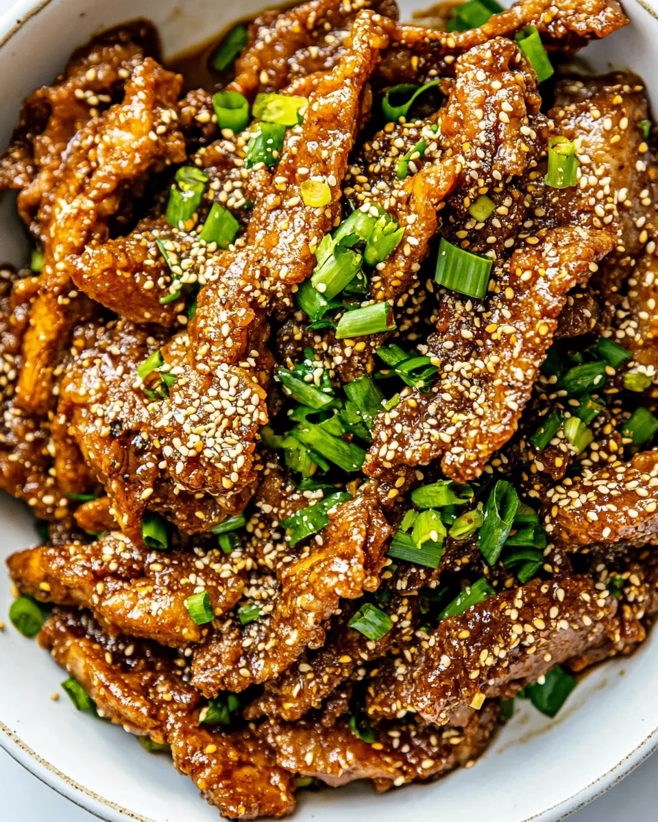 Delicious Ginger Beef shot