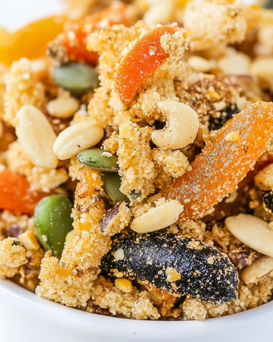 Delicious Ginger Sesame Trail Mix image