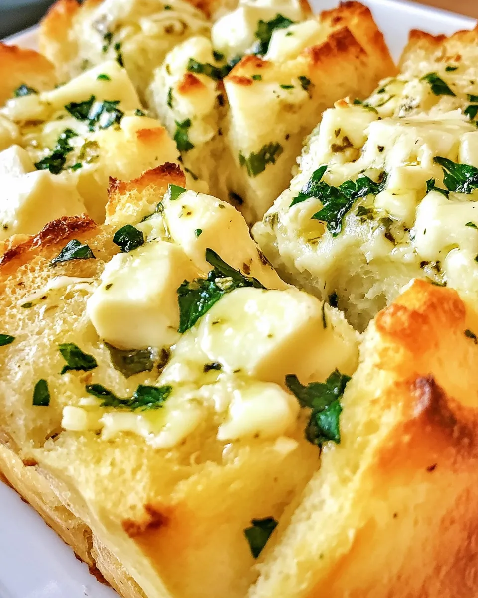 Easy Gorgonzola Garlic Bread (The BEST Garlic Bread) recipe photo