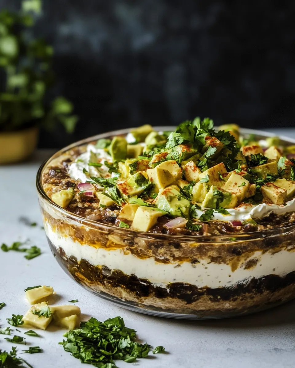 Delicious Grannys 7 Layer Dip. recipe photo