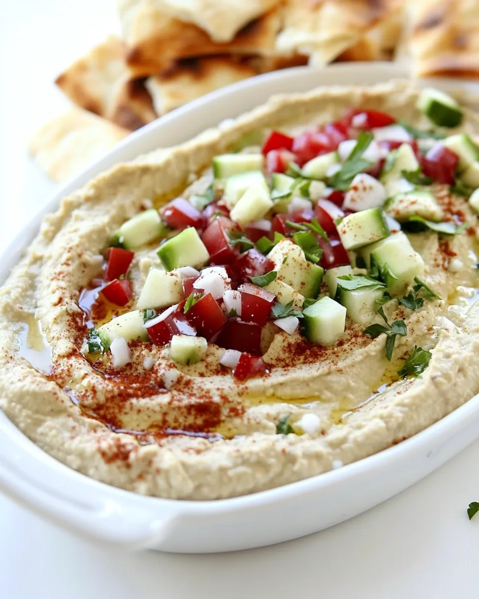 Delicious Greek Layered Hummus image