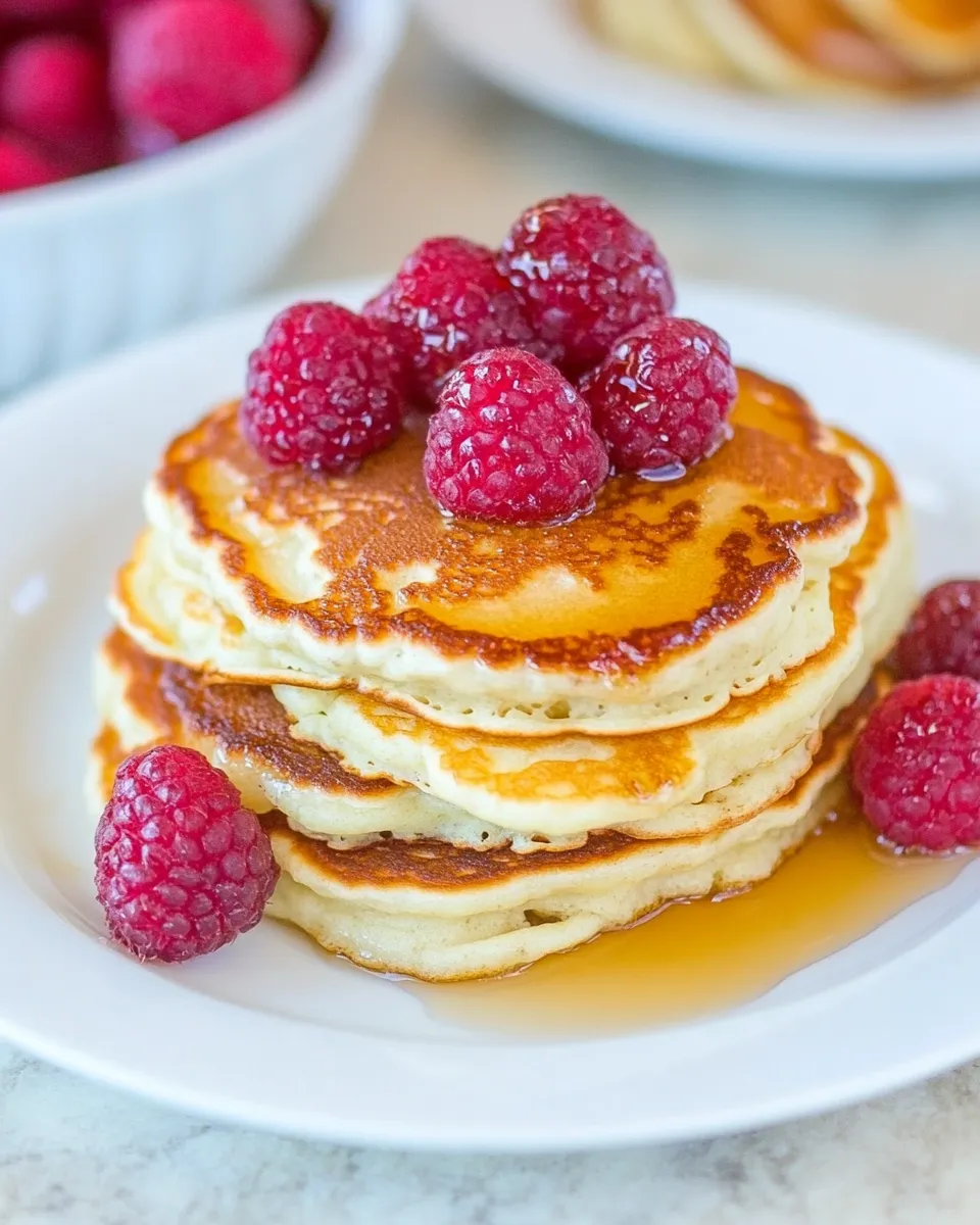 Healthy Greek Yogurt Pancakes Recipe dish photo