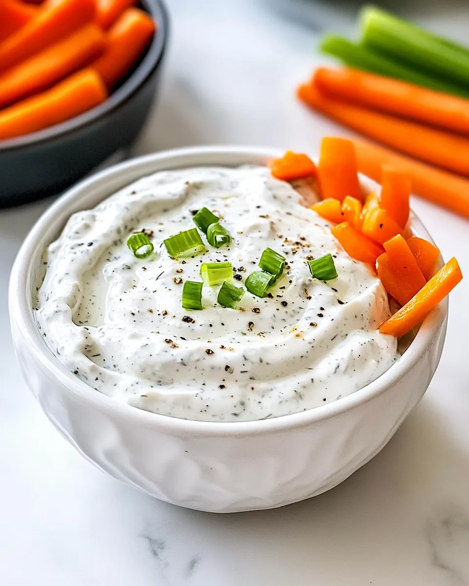 Easy Greek Yogurt Ranch Dip recipe photo