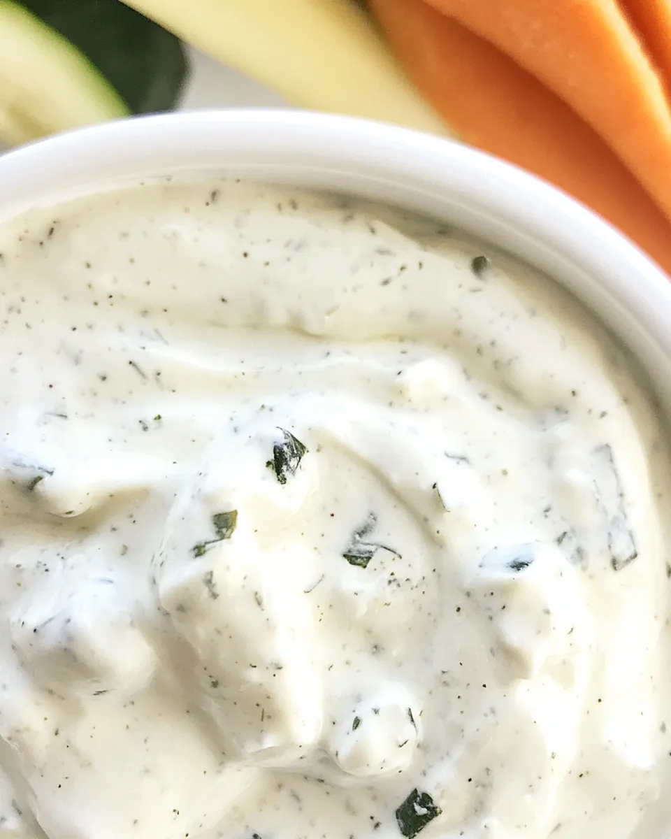Classic Greek Yogurt Veggie Dip image