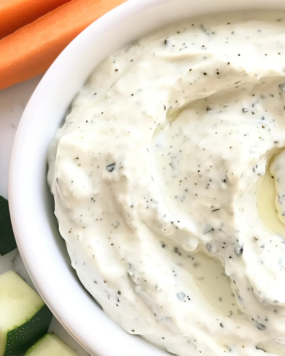 Easy Greek Yogurt Veggie Dip recipe photo