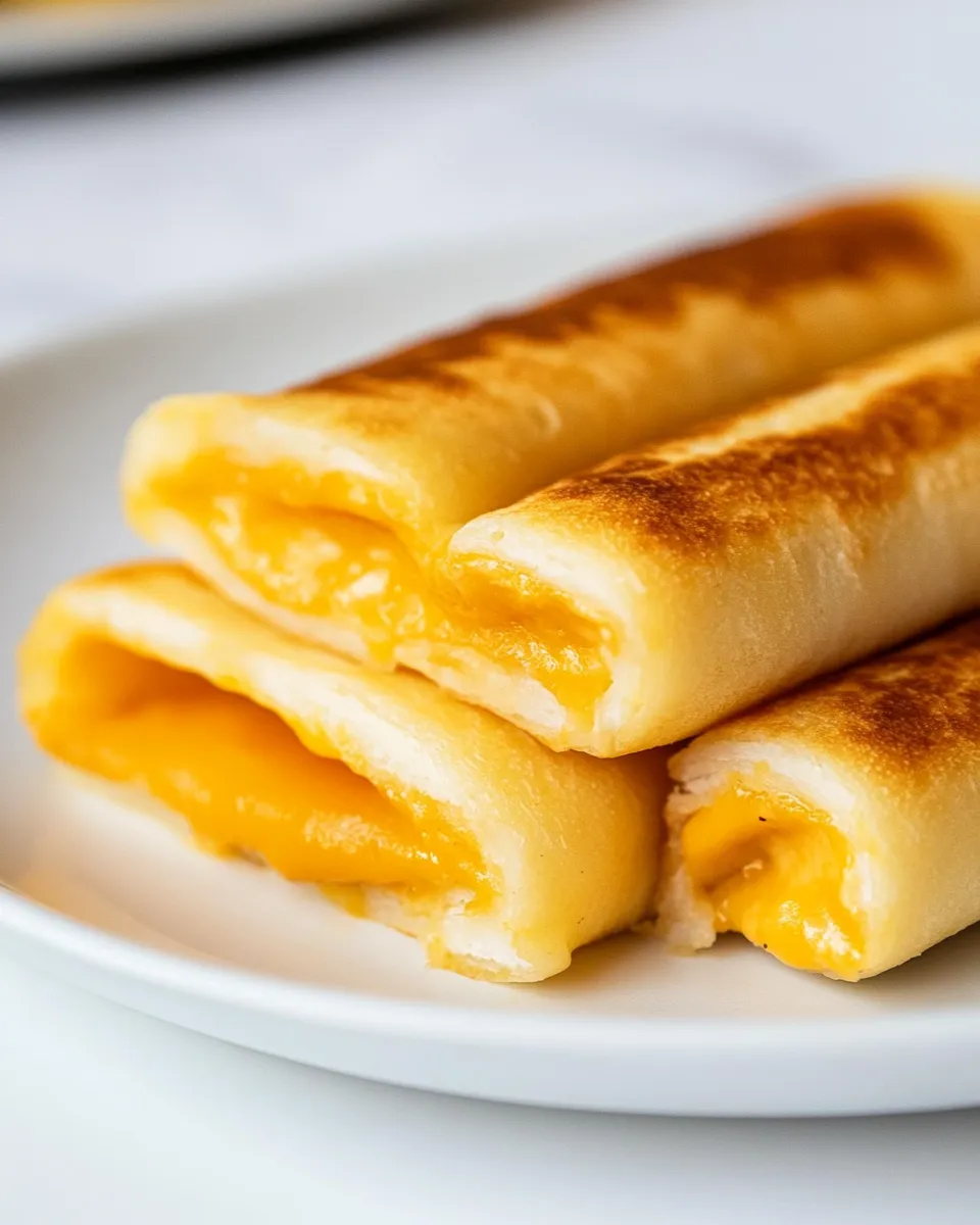 Quick Grilled Cheese Roll Ups shot