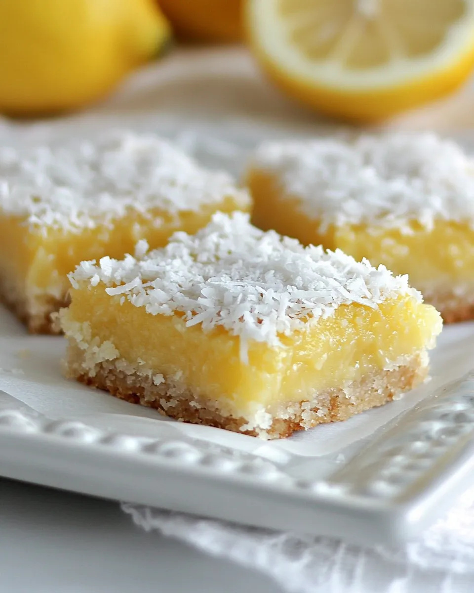 Classic Guest Post: Coconut Lemon Squares image