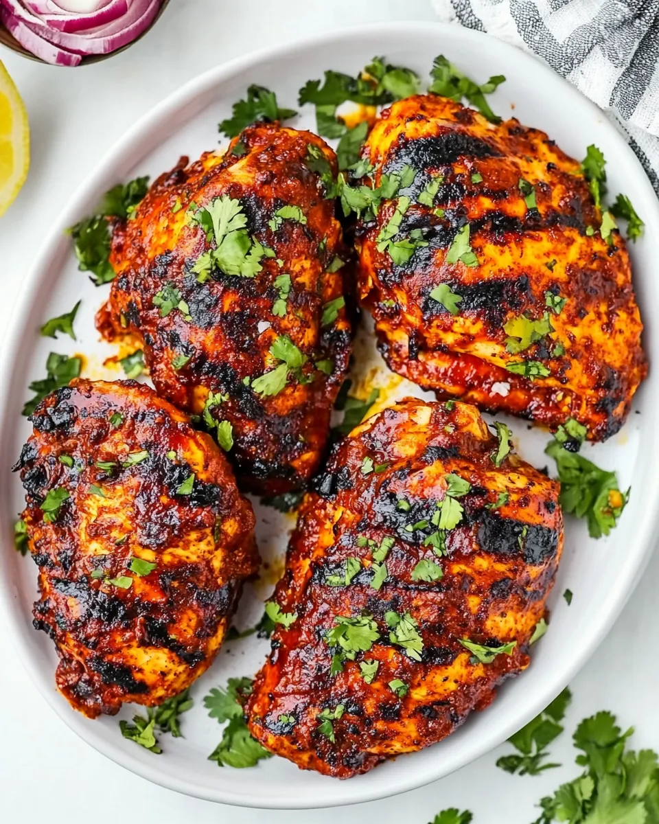 Savory Harissa Chicken dish photo