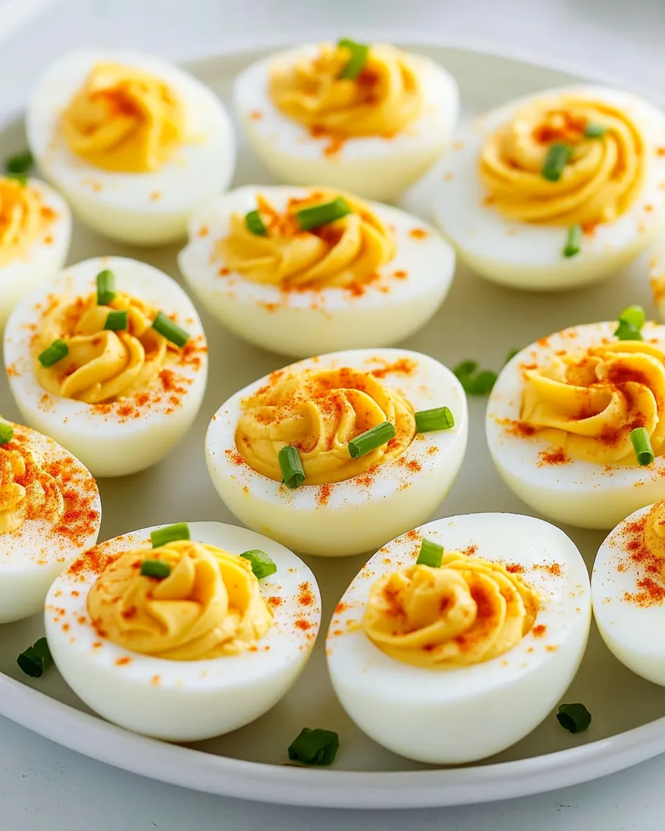 Homemade Healthier Deviled Eggs photo