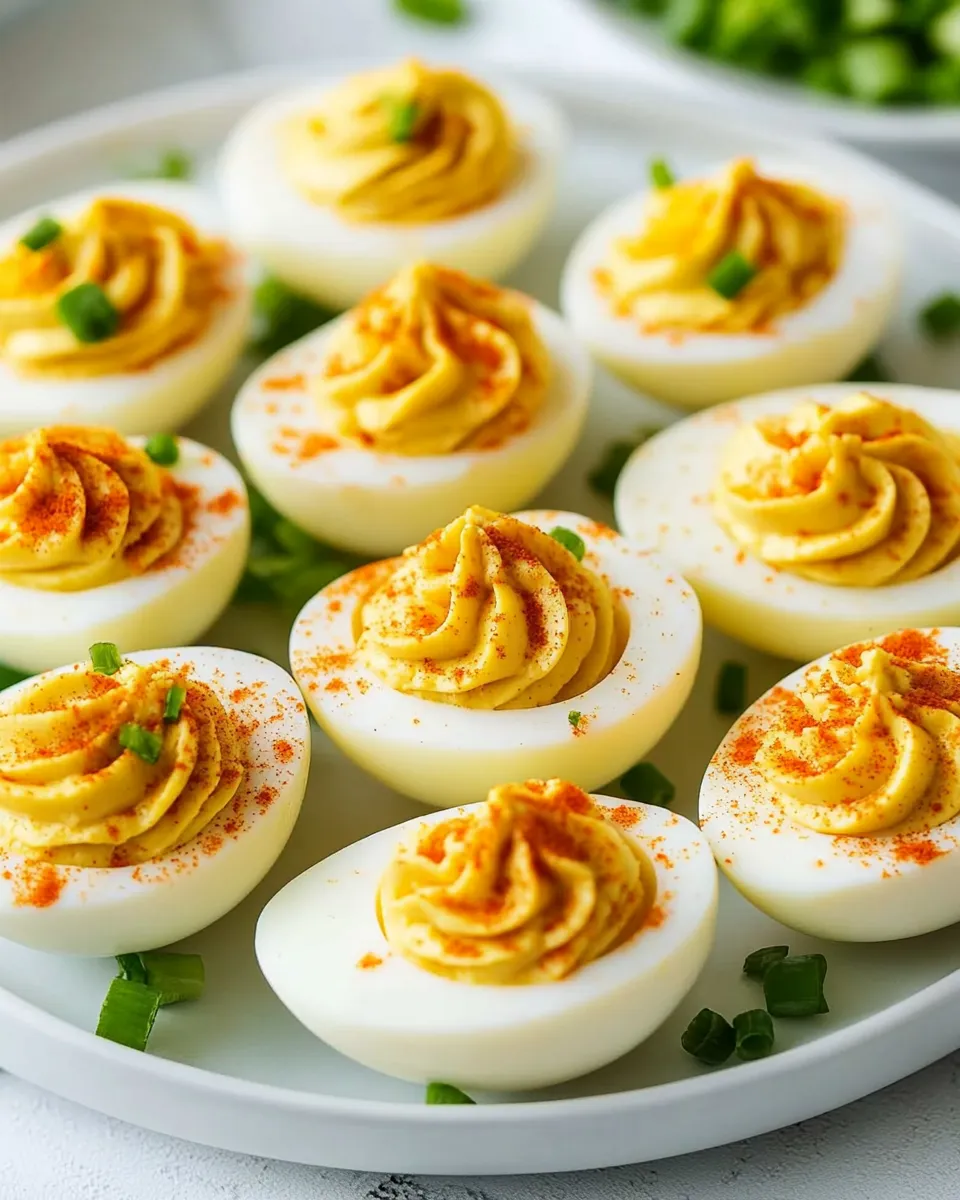 Easy Healthier Deviled Eggs dish photo
