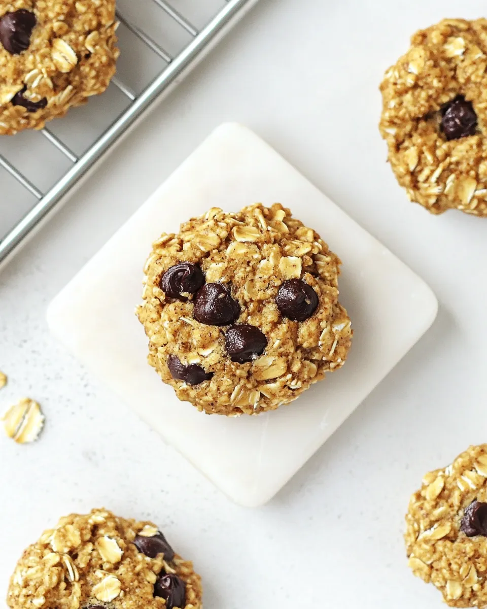 Quick Healthy Banana Oatmeal Breakfast Cookies recipe photo