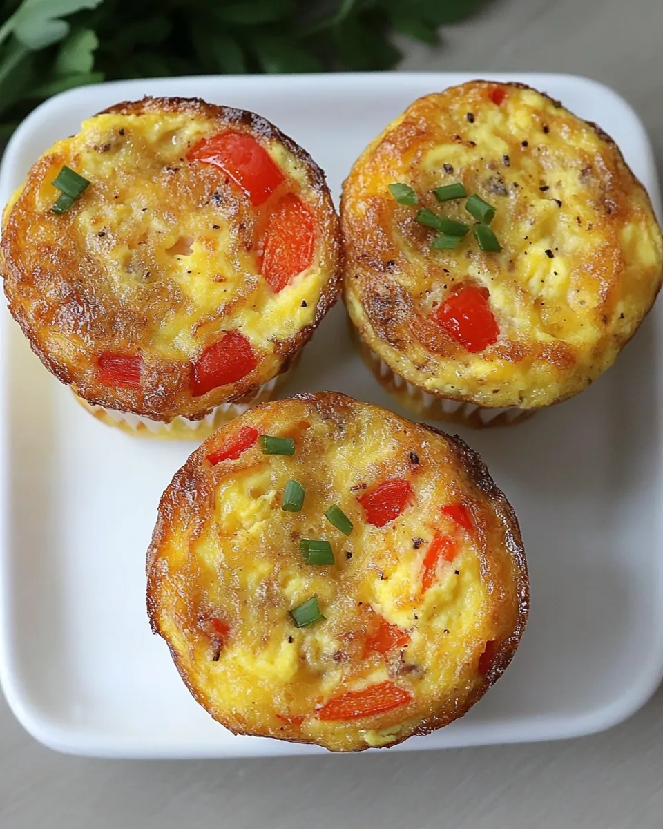 Easy Healthy Breakfast Make Ahead Egg Muffins image
