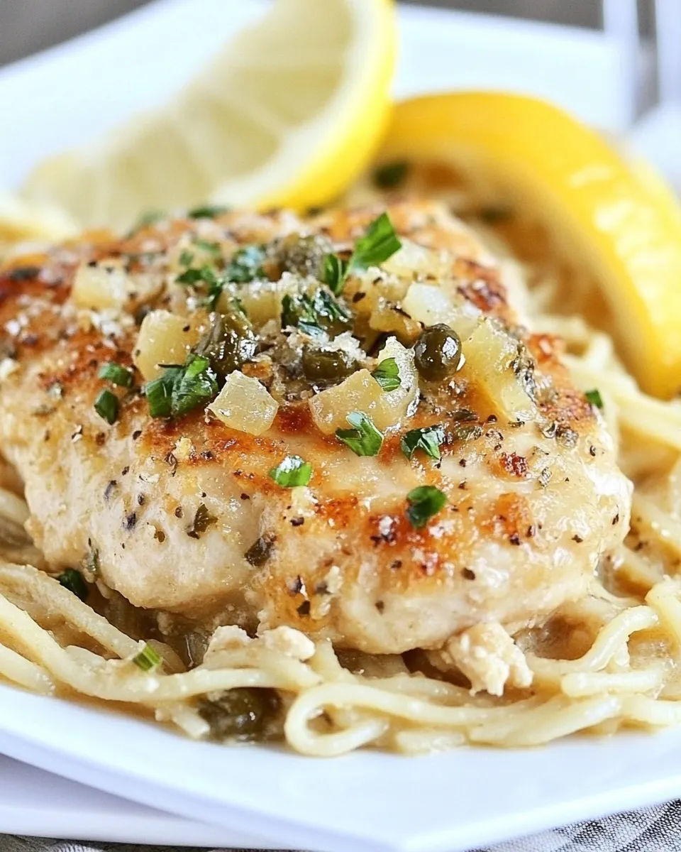 Delicious Healthy Chicken Piccata image