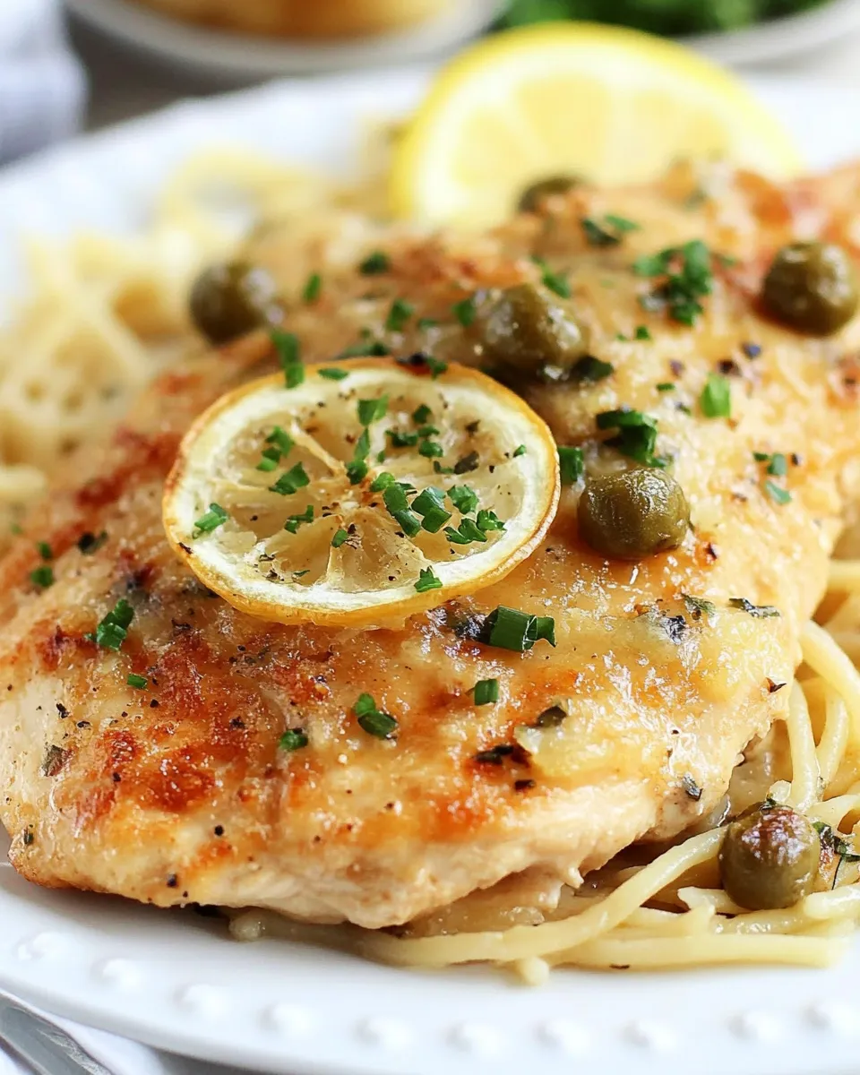 Easy Healthy Chicken Piccata recipe photo