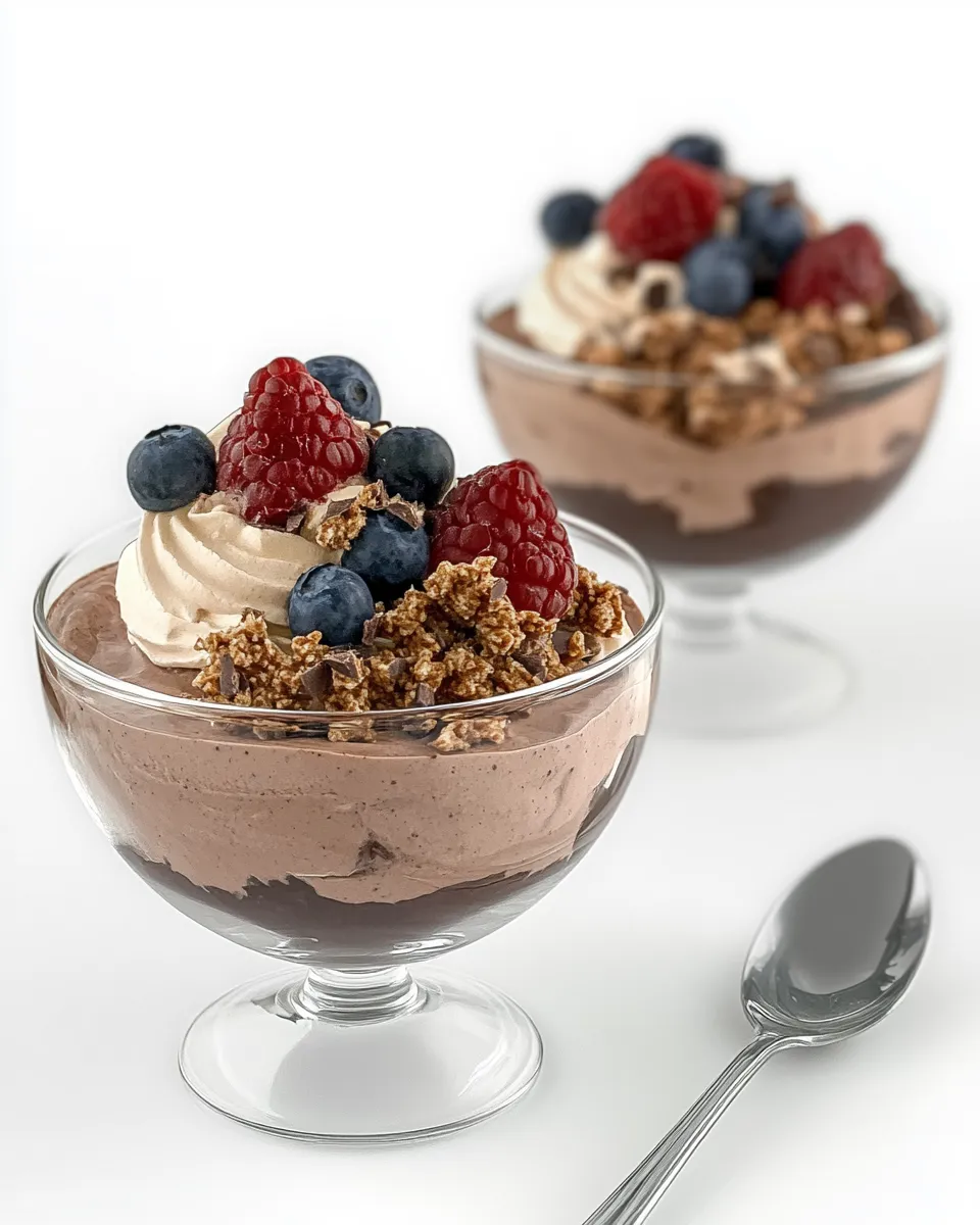 Easy Healthy Chocolate Breakfast Sundae recipe photo