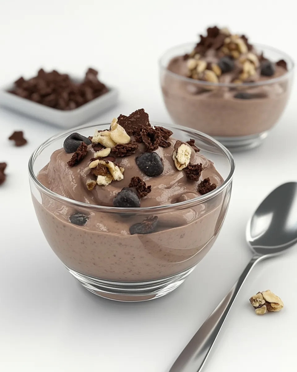 Tasty Healthy Chocolate Breakfast Sundae shot