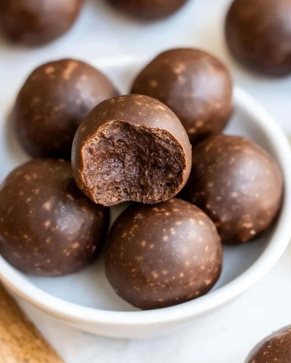 Delicious Healthy Chocolate Snack Balls image